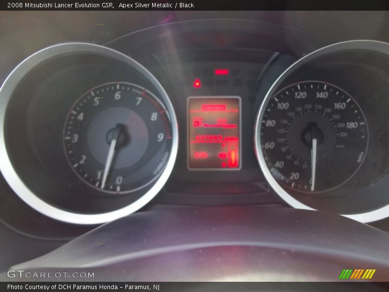 Apex Silver Metallic / Black 2008 Mitsubishi Lancer Evolution GSR