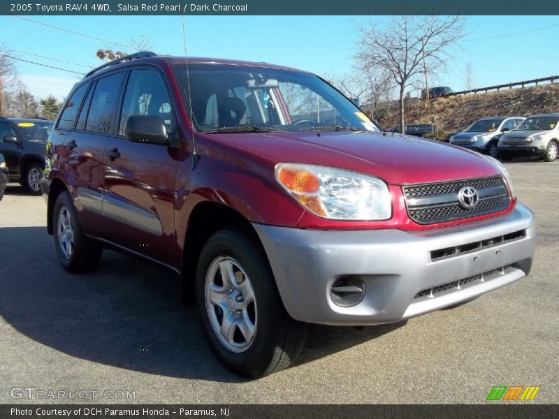 Salsa Red Pearl / Dark Charcoal 2005 Toyota RAV4 4WD