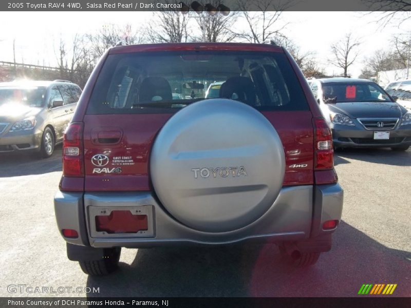 Salsa Red Pearl / Dark Charcoal 2005 Toyota RAV4 4WD