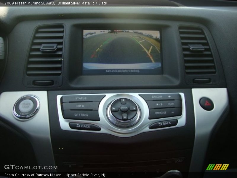 Brilliant Silver Metallic / Black 2009 Nissan Murano SL AWD