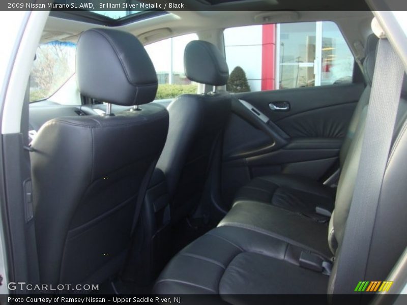 Brilliant Silver Metallic / Black 2009 Nissan Murano SL AWD