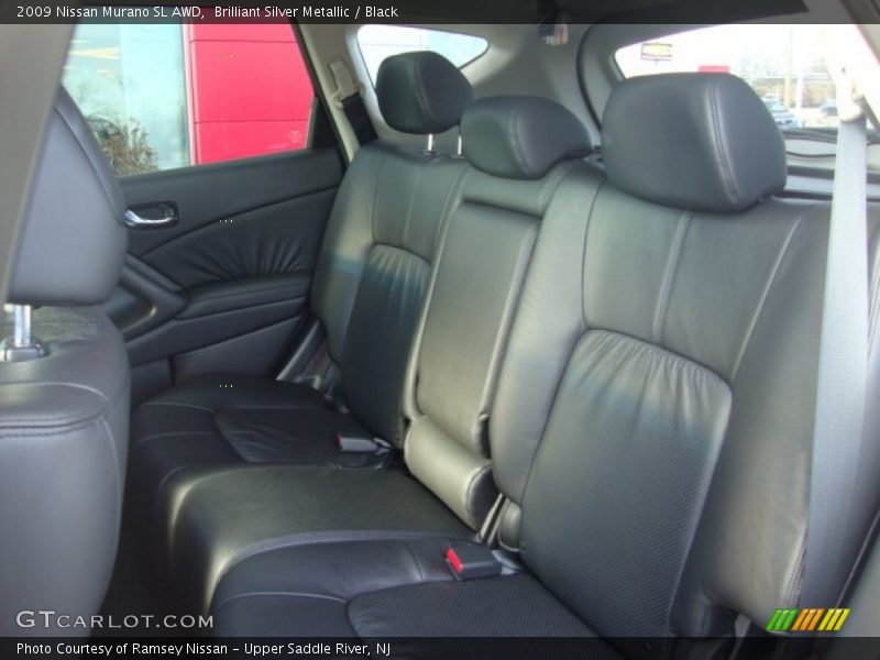 Brilliant Silver Metallic / Black 2009 Nissan Murano SL AWD
