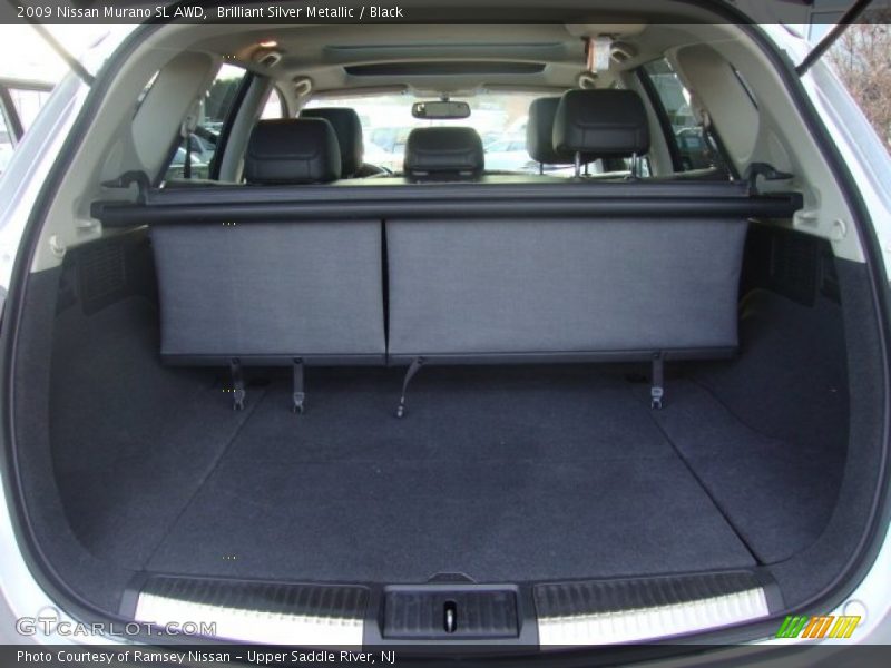 Brilliant Silver Metallic / Black 2009 Nissan Murano SL AWD