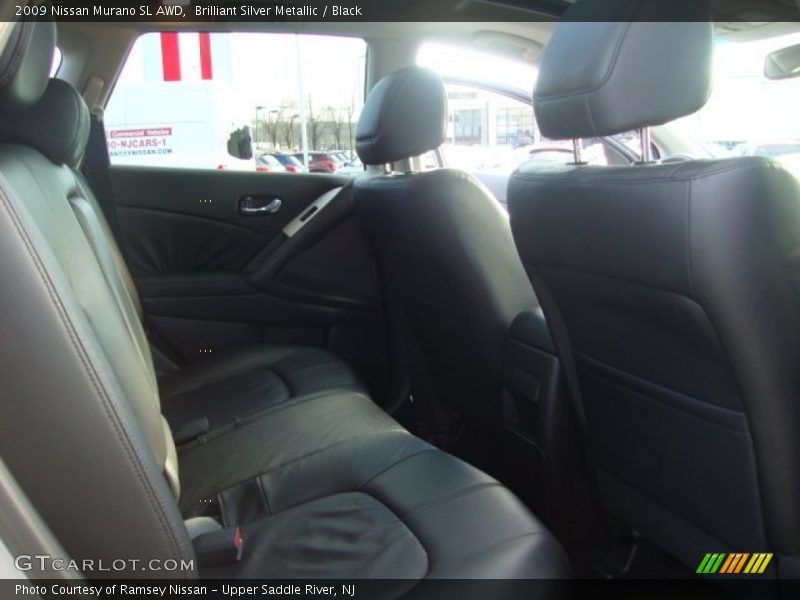 Brilliant Silver Metallic / Black 2009 Nissan Murano SL AWD