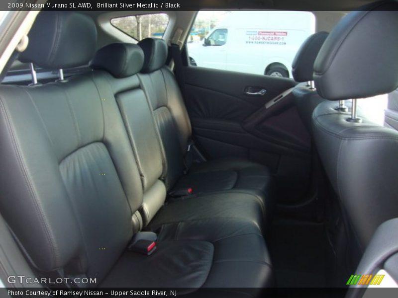 Brilliant Silver Metallic / Black 2009 Nissan Murano SL AWD
