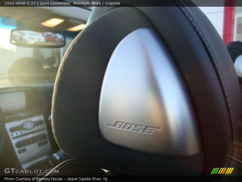 Moonlight White / Graphite 2009 Infiniti G 37 S Sport Convertible