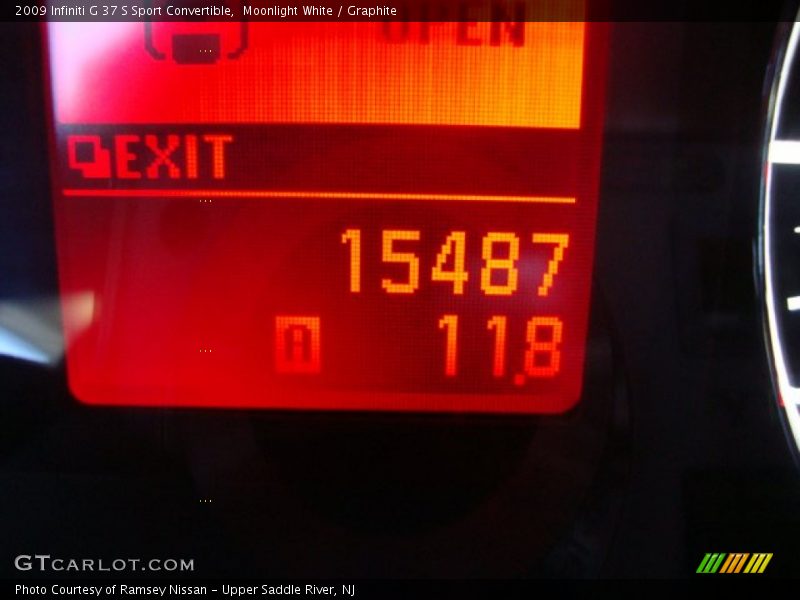 Moonlight White / Graphite 2009 Infiniti G 37 S Sport Convertible