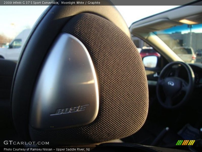 Moonlight White / Graphite 2009 Infiniti G 37 S Sport Convertible