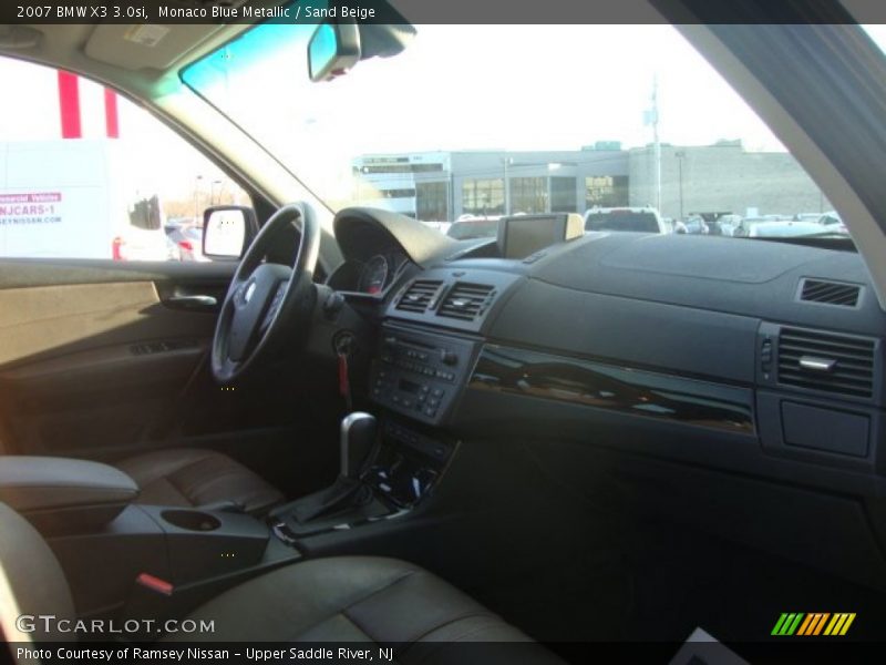 Monaco Blue Metallic / Sand Beige 2007 BMW X3 3.0si