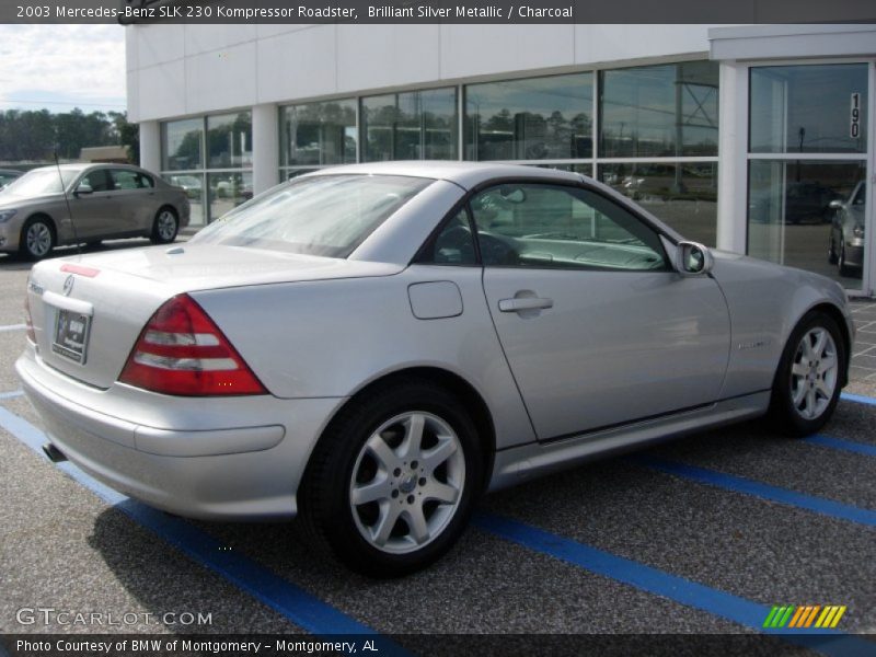 Brilliant Silver Metallic / Charcoal 2003 Mercedes-Benz SLK 230 Kompressor Roadster