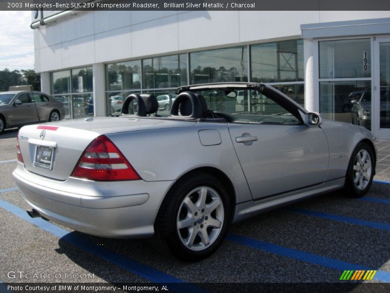 Brilliant Silver Metallic / Charcoal 2003 Mercedes-Benz SLK 230 Kompressor Roadster