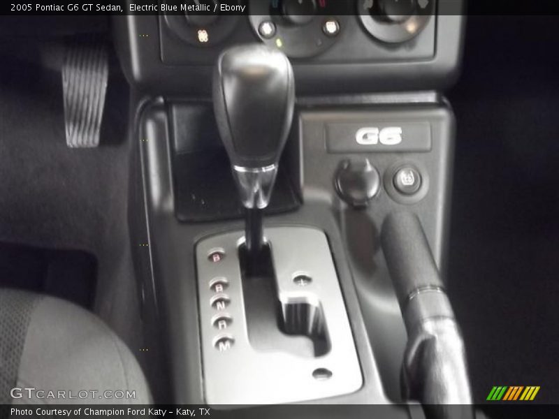 Electric Blue Metallic / Ebony 2005 Pontiac G6 GT Sedan