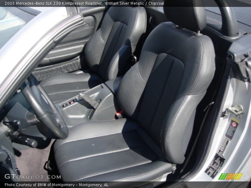 Brilliant Silver Metallic / Charcoal 2003 Mercedes-Benz SLK 230 Kompressor Roadster