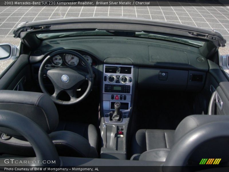 Brilliant Silver Metallic / Charcoal 2003 Mercedes-Benz SLK 230 Kompressor Roadster
