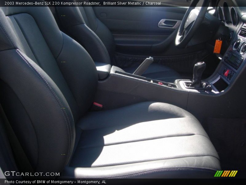 Brilliant Silver Metallic / Charcoal 2003 Mercedes-Benz SLK 230 Kompressor Roadster