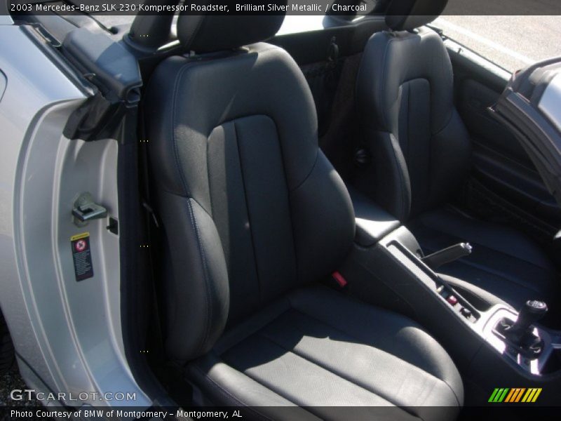 Brilliant Silver Metallic / Charcoal 2003 Mercedes-Benz SLK 230 Kompressor Roadster