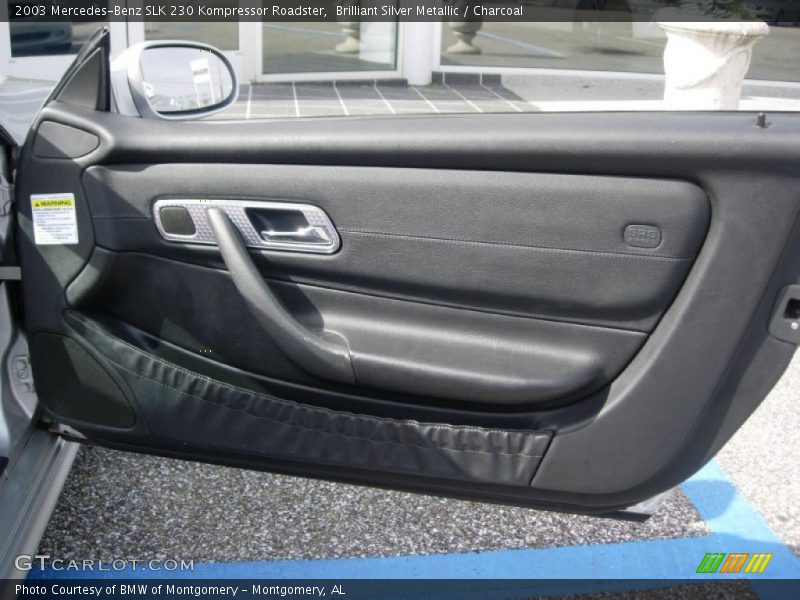 Brilliant Silver Metallic / Charcoal 2003 Mercedes-Benz SLK 230 Kompressor Roadster