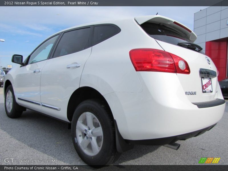 Pearl White / Gray 2012 Nissan Rogue S Special Edition