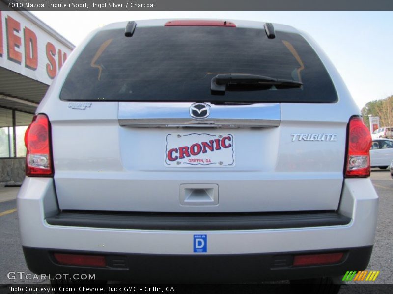 Ingot Silver / Charcoal 2010 Mazda Tribute i Sport