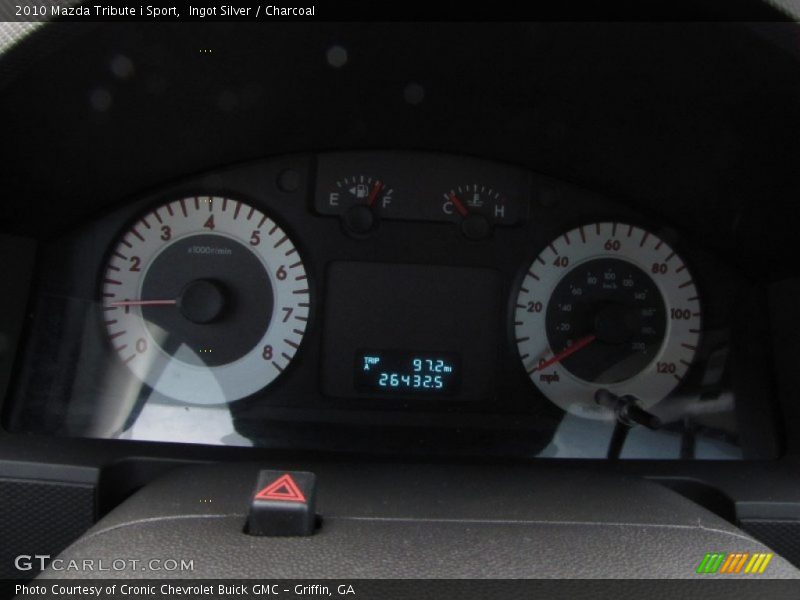 Ingot Silver / Charcoal 2010 Mazda Tribute i Sport
