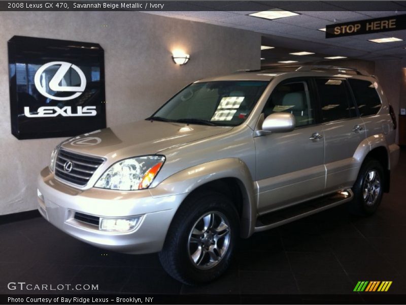 Savannah Beige Metallic / Ivory 2008 Lexus GX 470