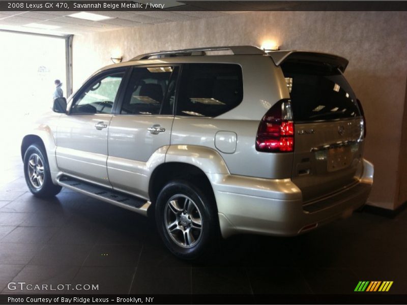 Savannah Beige Metallic / Ivory 2008 Lexus GX 470