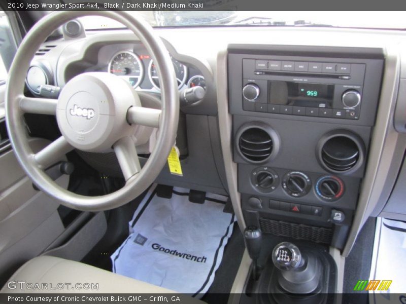 Black / Dark Khaki/Medium Khaki 2010 Jeep Wrangler Sport 4x4