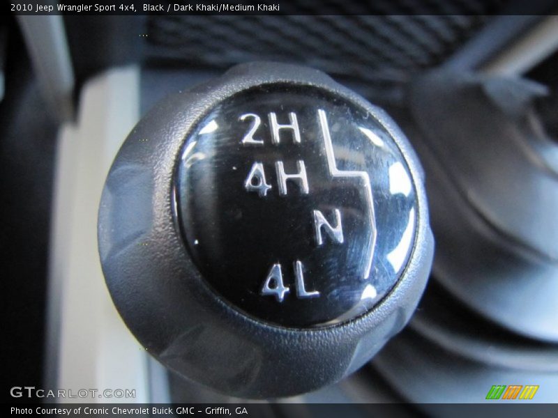 Black / Dark Khaki/Medium Khaki 2010 Jeep Wrangler Sport 4x4