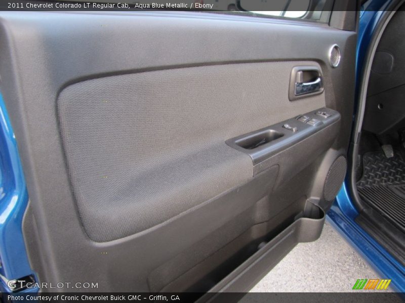 Aqua Blue Metallic / Ebony 2011 Chevrolet Colorado LT Regular Cab