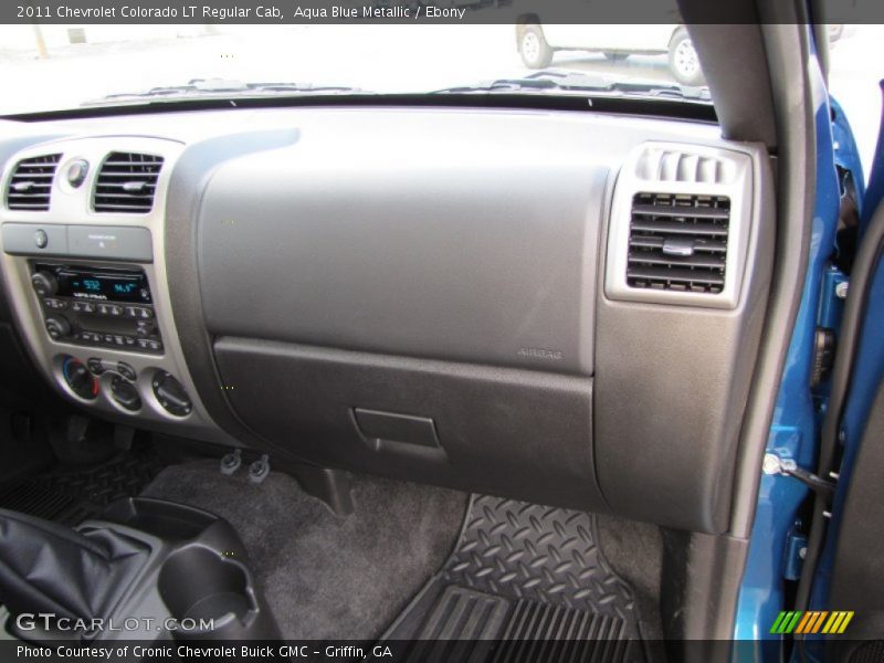 Aqua Blue Metallic / Ebony 2011 Chevrolet Colorado LT Regular Cab