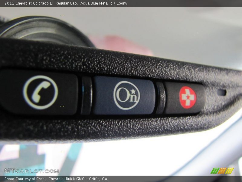Aqua Blue Metallic / Ebony 2011 Chevrolet Colorado LT Regular Cab