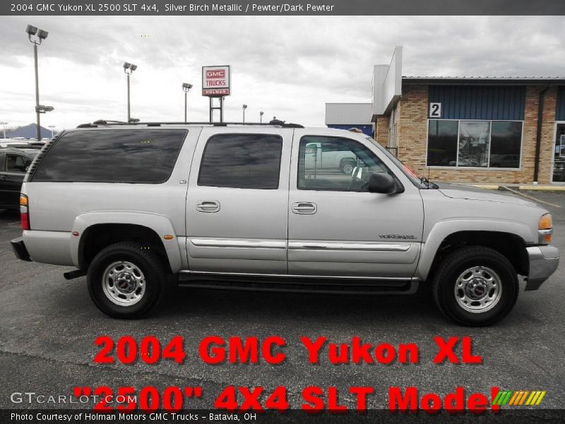 Silver Birch Metallic / Pewter/Dark Pewter 2004 GMC Yukon XL 2500 SLT 4x4