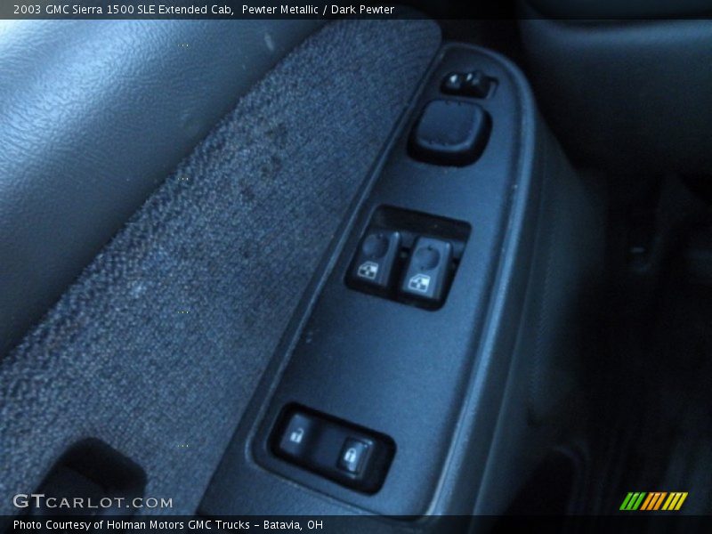Pewter Metallic / Dark Pewter 2003 GMC Sierra 1500 SLE Extended Cab