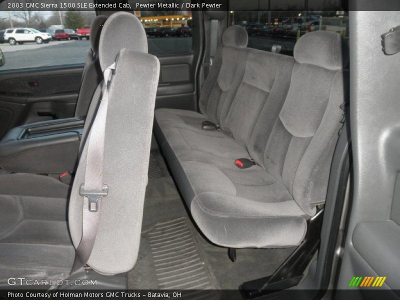 Pewter Metallic / Dark Pewter 2003 GMC Sierra 1500 SLE Extended Cab