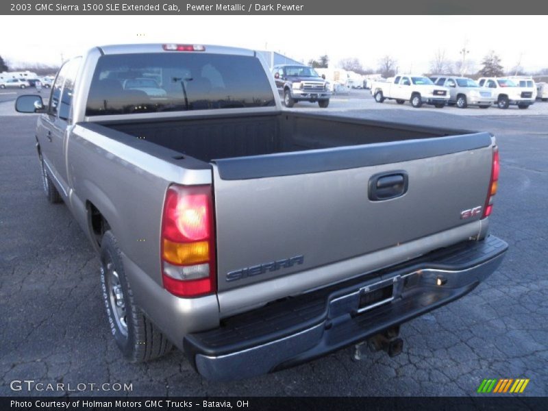 Pewter Metallic / Dark Pewter 2003 GMC Sierra 1500 SLE Extended Cab