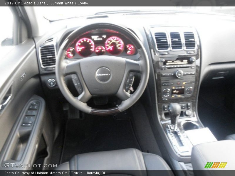 Summit White / Ebony 2012 GMC Acadia Denali