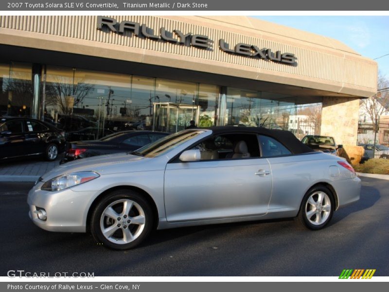 Titanium Metallic / Dark Stone 2007 Toyota Solara SLE V6 Convertible