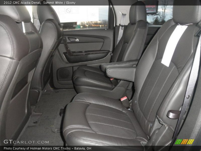Summit White / Ebony 2012 GMC Acadia Denali