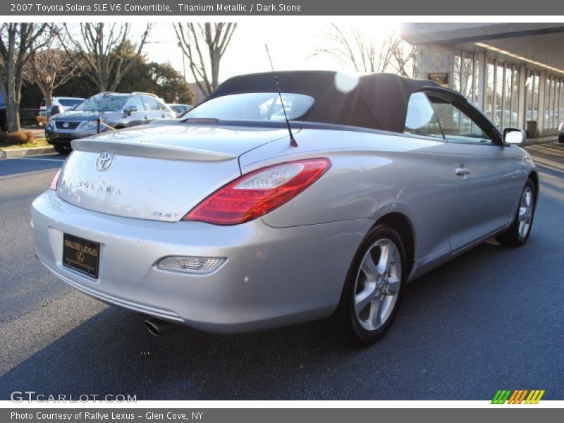 Titanium Metallic / Dark Stone 2007 Toyota Solara SLE V6 Convertible