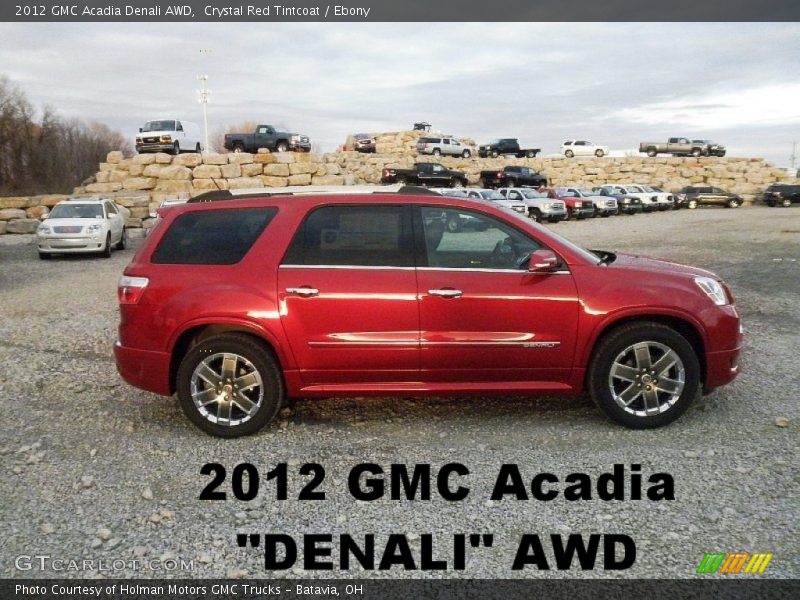 Crystal Red Tintcoat / Ebony 2012 GMC Acadia Denali AWD