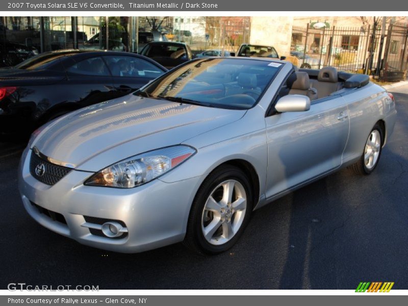Titanium Metallic / Dark Stone 2007 Toyota Solara SLE V6 Convertible