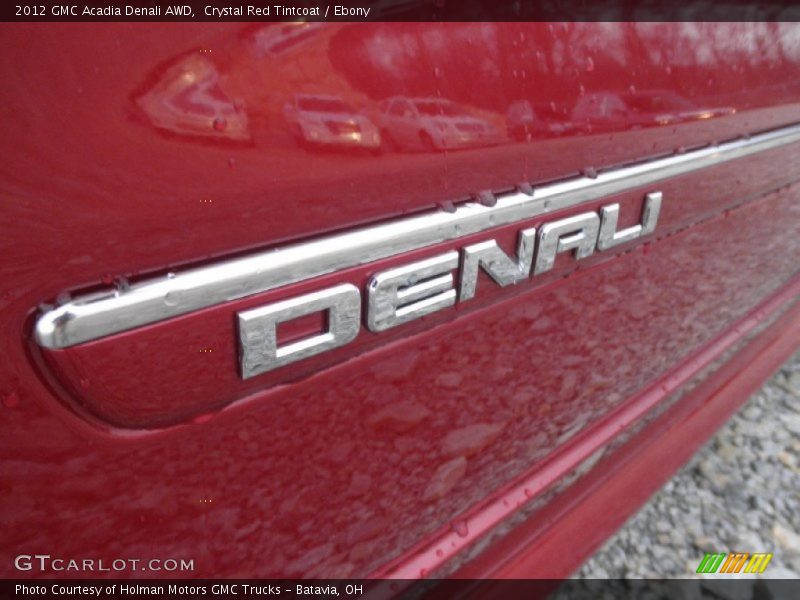 Crystal Red Tintcoat / Ebony 2012 GMC Acadia Denali AWD