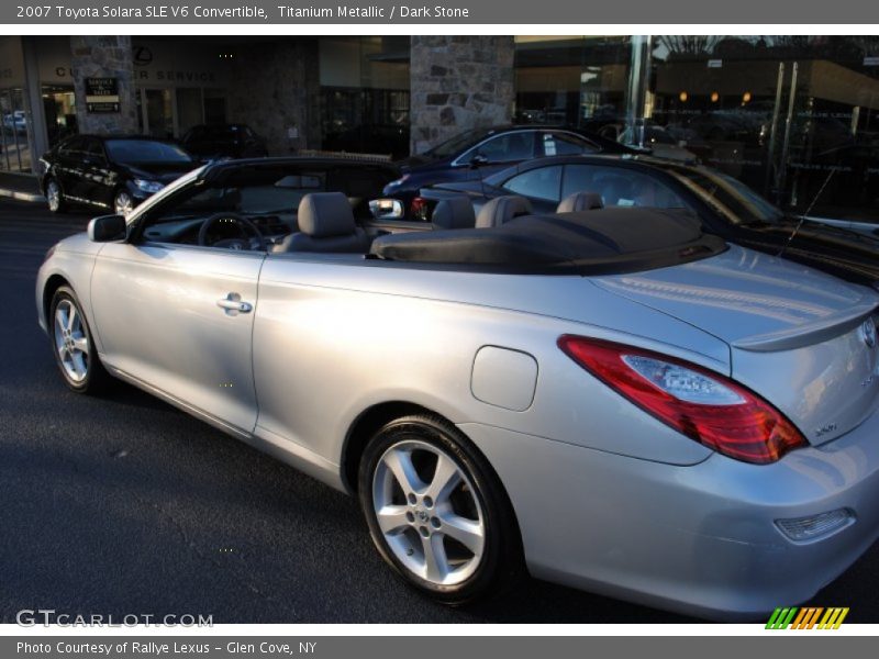 Titanium Metallic / Dark Stone 2007 Toyota Solara SLE V6 Convertible