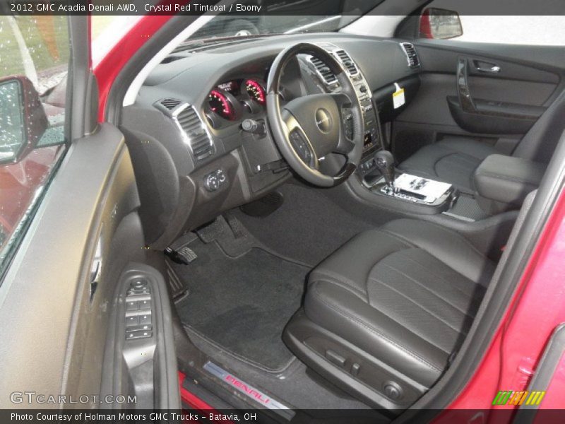 Crystal Red Tintcoat / Ebony 2012 GMC Acadia Denali AWD