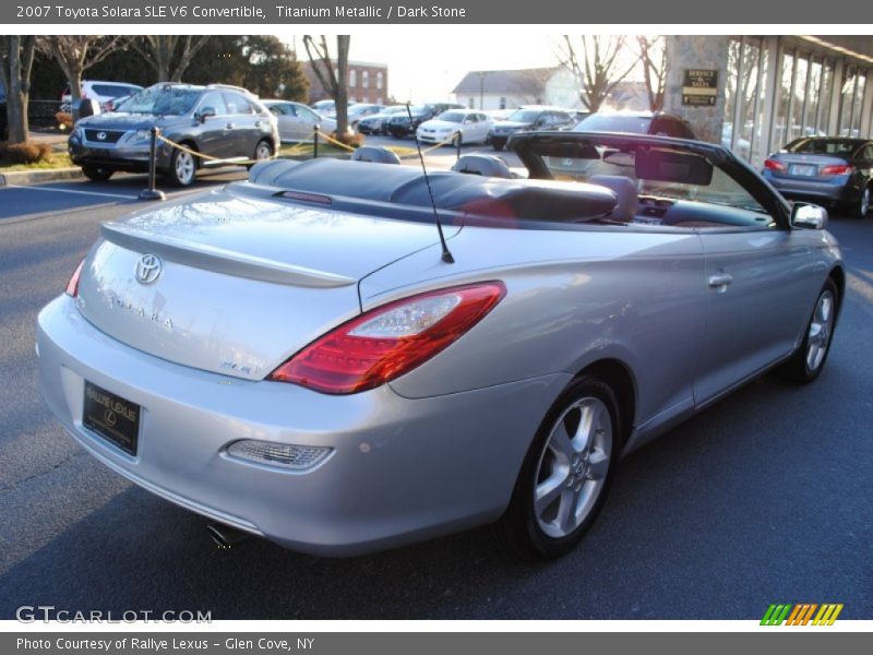 Titanium Metallic / Dark Stone 2007 Toyota Solara SLE V6 Convertible
