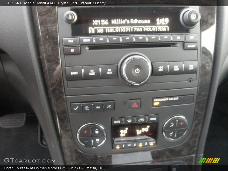 Crystal Red Tintcoat / Ebony 2012 GMC Acadia Denali AWD