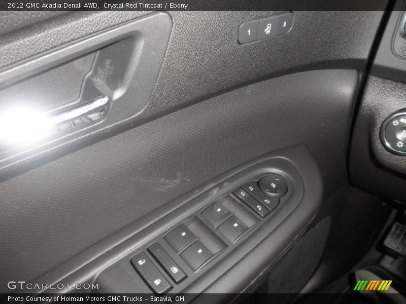 Crystal Red Tintcoat / Ebony 2012 GMC Acadia Denali AWD