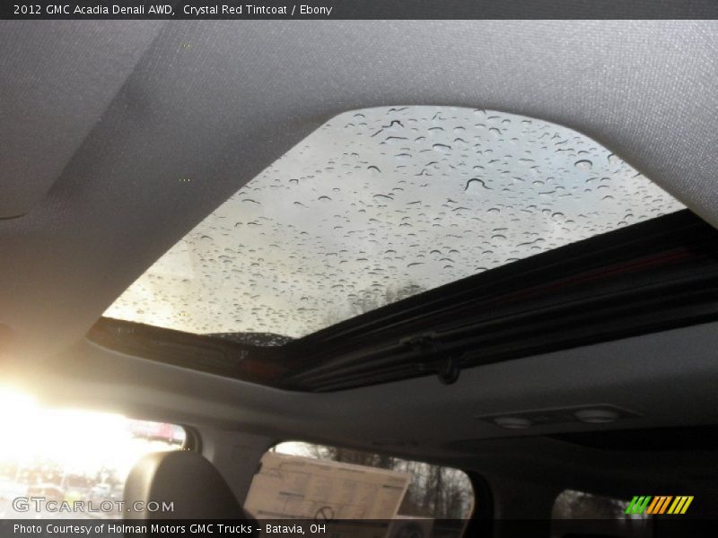 Crystal Red Tintcoat / Ebony 2012 GMC Acadia Denali AWD
