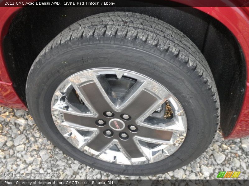 Crystal Red Tintcoat / Ebony 2012 GMC Acadia Denali AWD