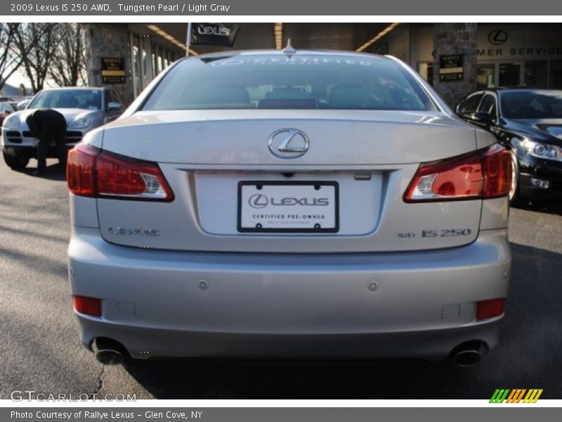 Tungsten Pearl / Light Gray 2009 Lexus IS 250 AWD